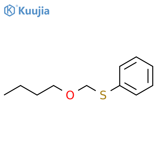 Benzene, [(butoxymethyl)thio]- structure