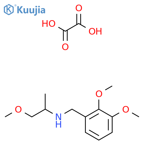 (2,3-Dimethoxy-benzyl)-(2-methoxy-1-methyl-ethyl)-amine oxalate structure