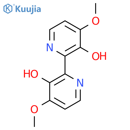 [2,2'-Bipyridine]-3,3'-diol, 4,4'-dimethoxy- structure