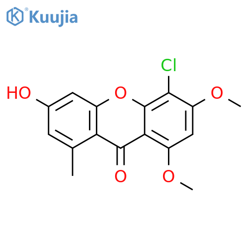 9H-Xanthen-9-one, 4-chloro-6-hydroxy-1,3-dimethoxy-8-methyl- structure
