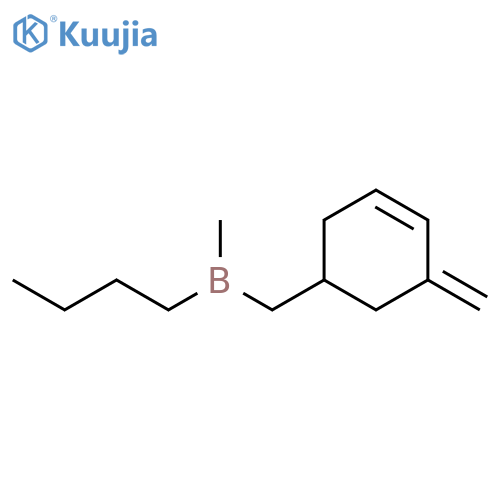 Borane, butylmethyl[(5-methylene-3-cyclohexen-1-yl)methyl]- structure