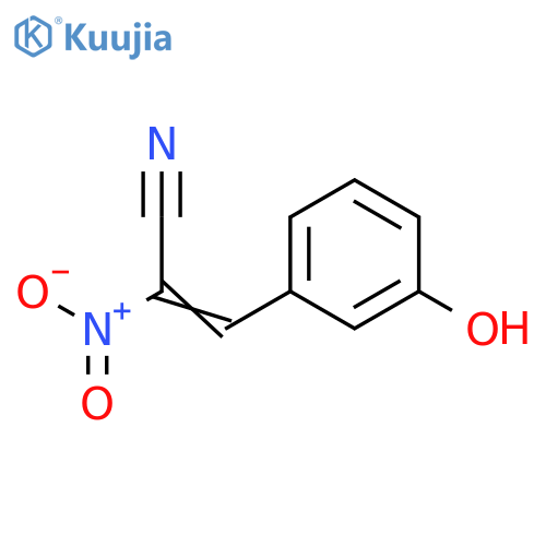 2-Propenenitrile, 3-(3-hydroxyphenyl)-2-nitro- structure