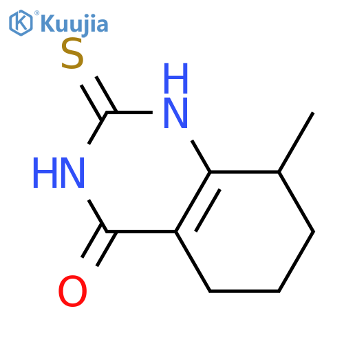 4(1H)-QUINAZOLINONE, 2,3,5,6,7,8-HEXAHYDRO-8-METHYL-2-THIOXO- structure
