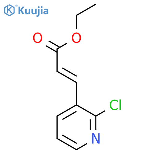 3-(2-CHLORO-PYRIDIN-3-YL)-ACRYLIC ACID ETHYL ESTER structure