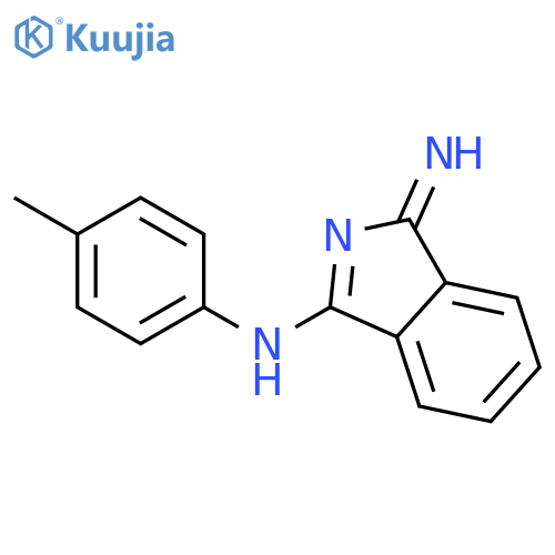1H-Isoindol-3-amine,1-imino-N-(4-methylphenyl)- structure