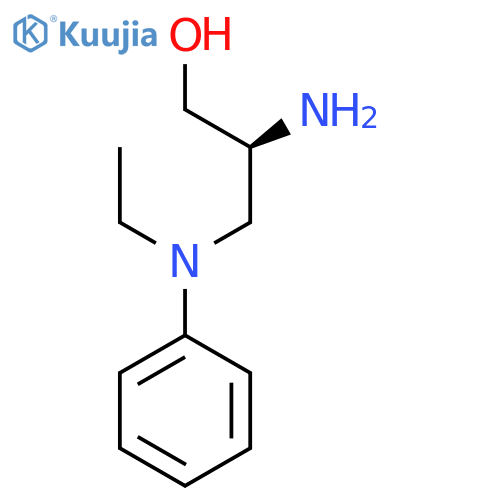 (S)-2-Amino-3-(ethyl(phenyl)amino)propan-1-ol structure