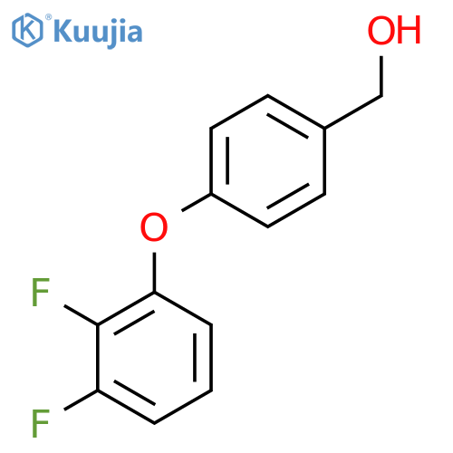 4-(2,3-difluorophenoxy)phenylmethanol structure