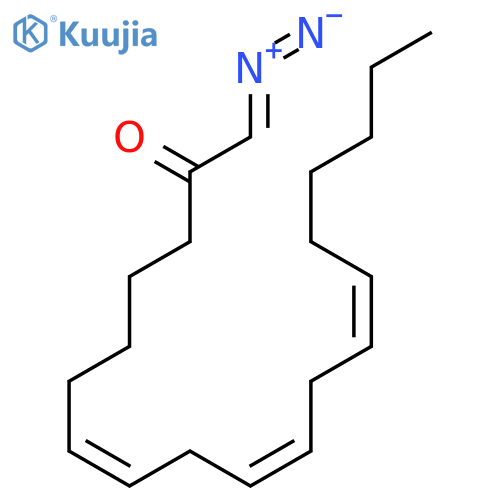 7,10,13-Nonadecatrien-2-one, 1-diazo-, (Z,Z,Z)- structure