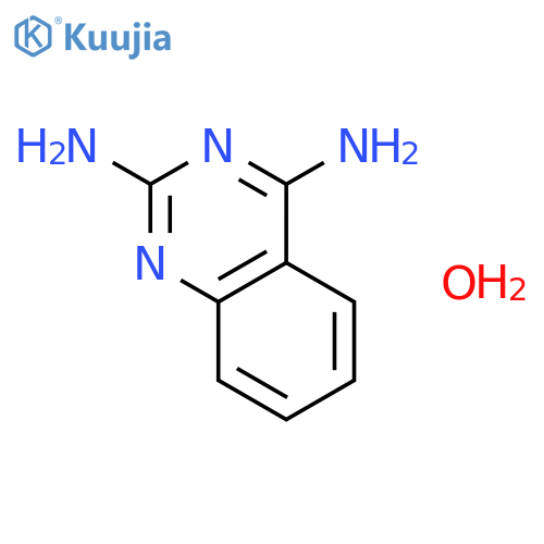 2,4-Quinazolinediamine, monohydrate structure