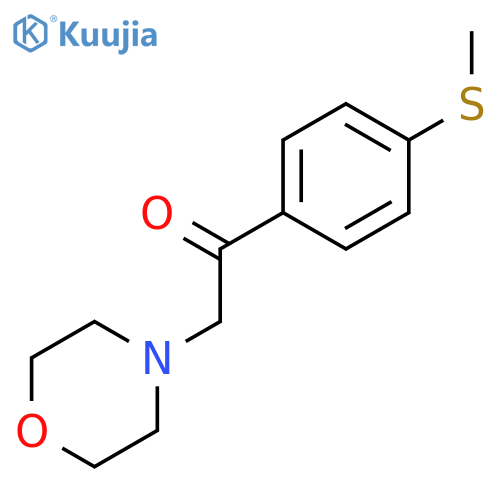 Ethanone, 1-[4-(methylthio)phenyl]-2-(4-morpholinyl)- structure