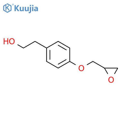 4-(2-Oxiranylmethoxy)benzeneethanol structure