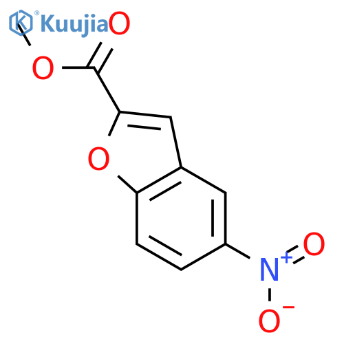 Methyl 5-Nitro-2-benzofurancarboxylate structure