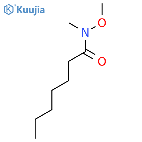 N-Methoxy-N-methylheptanamide structure