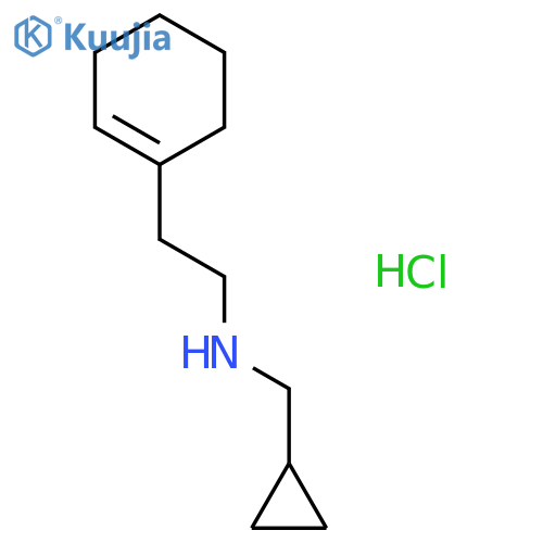[2-(cyclohex-1-en-1-yl)ethyl](cyclopropylmethyl)amine hydrochloride structure