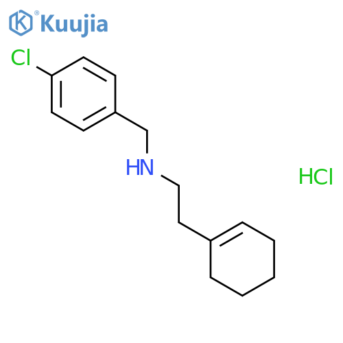 N-(4-Chlorobenzyl)-2-(1-cyclohexen-1-yl)ethanamine Hydrochloride structure