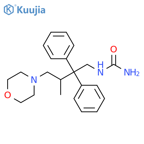 Urea, [3-methyl-4-(4-morpholinyl)-2,2-diphenylbutyl]- structure