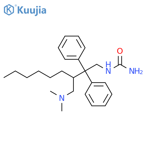 Urea, [3-[(dimethylamino)methyl]-2,2-diphenylnonyl]- structure