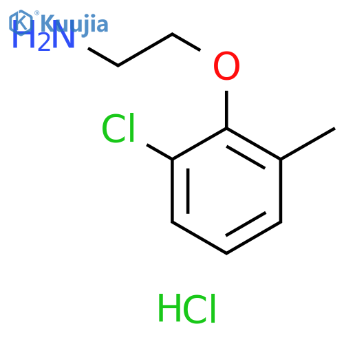[2-(2-chloro-6-methylphenoxy)ethyl]amine hydrochloride structure