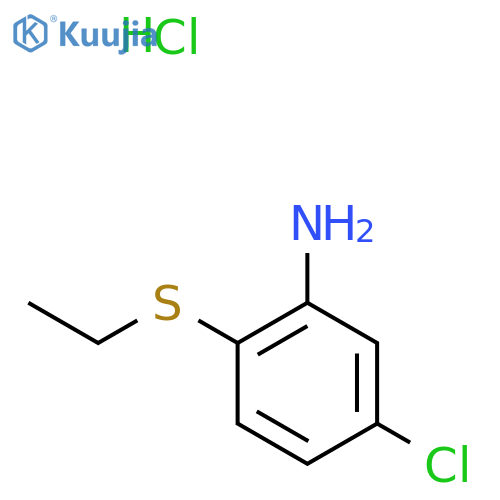 5-Chloro-2-(ethylthio)aniline hydrochloride structure