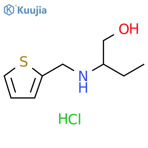 2-[(2-thienylmethyl)amino]-1-butanol hydrochloride structure