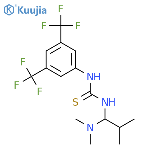 (S)-1-(3,5-Bis(trifluoromethyl)phenyl)-3-(1-(dimethylamino)-2-methylpropyl)thiourea structure
