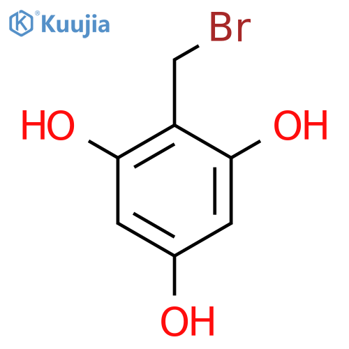 2-(bromomethyl)benzene-1,3,5-triol structure