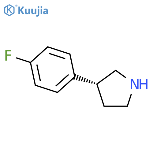 (3R)-3-(4-fluorophenyl)pyrrolidine structure