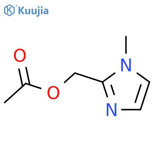 1-methyl-1H-Imidazole-2-methanol 2-acetate structure