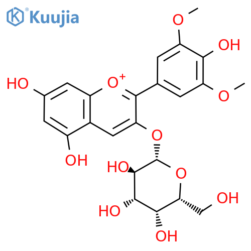 Malvidin 3-O-β-D-galactoside structure