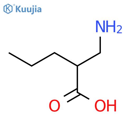 2-(Aminomethyl)pentanoic Acid structure