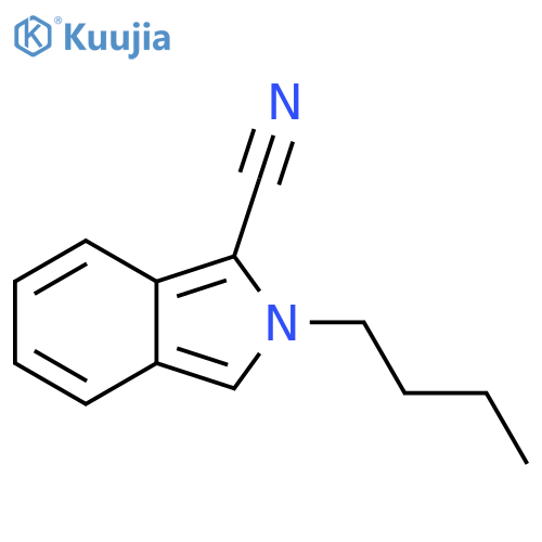 2H-Isoindole-1-carbonitrile, 2-butyl- structure