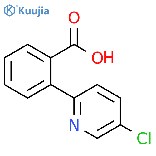 2-(5-chloropyridin-2-yl)benzoic acid structure