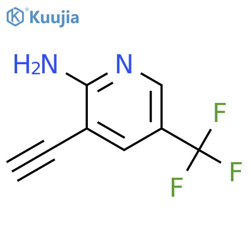 3-Ethynyl-5-(trifluoromethyl)-2-pyridinylamine structure