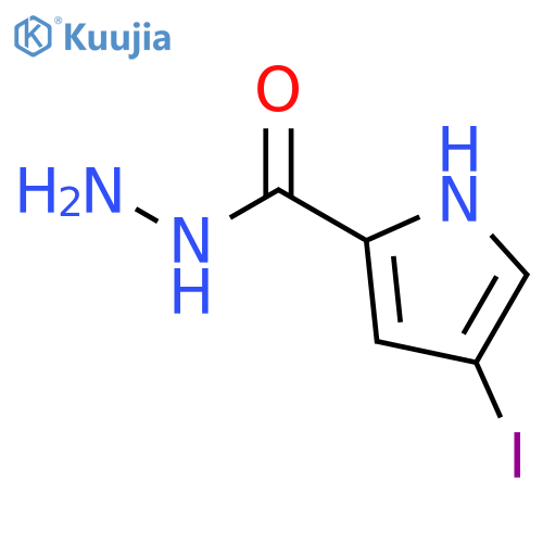 4-Iodo-1H-pyrrole-2-carbohydrazide structure