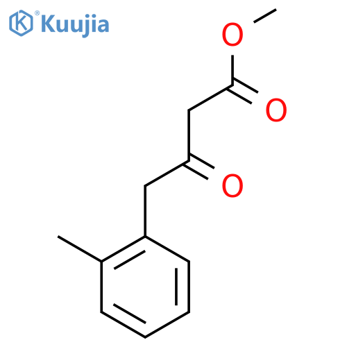 Methyl 4-(2-methylphenyl)-3-oxobutanoate structure