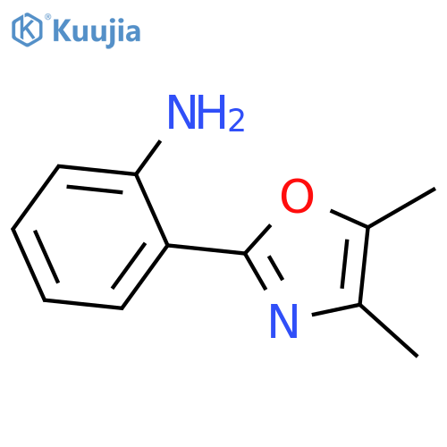 2-(4,5-Dimethyl-oxazol-2-yl)-phenylamine structure