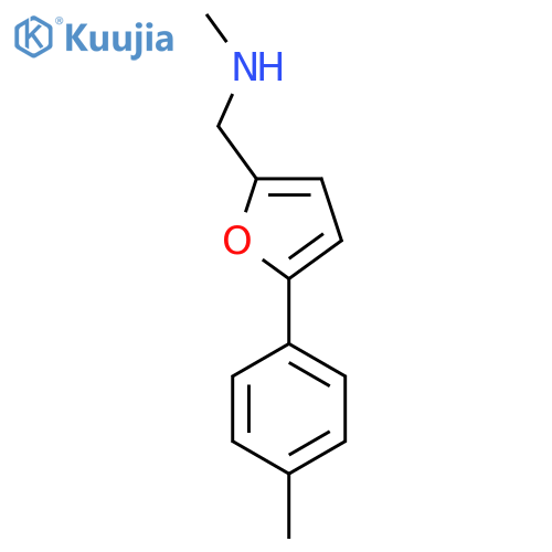 methyl({5-(4-methylphenyl)furan-2-ylmethyl})amine structure