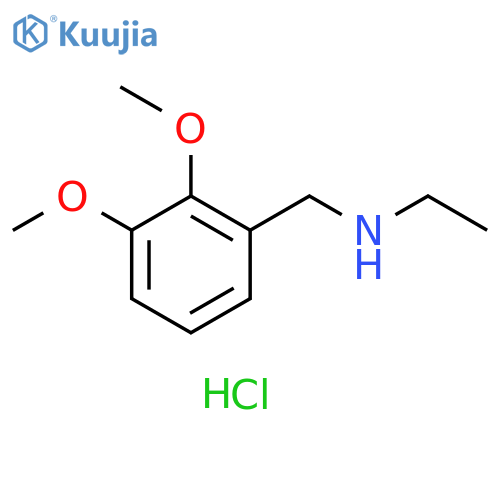 N-(2,3-dimethoxybenzyl)ethanamine hydrochloride structure