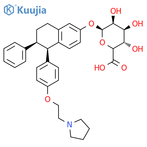 Lasofoxifene β-D-Glucuronide structure