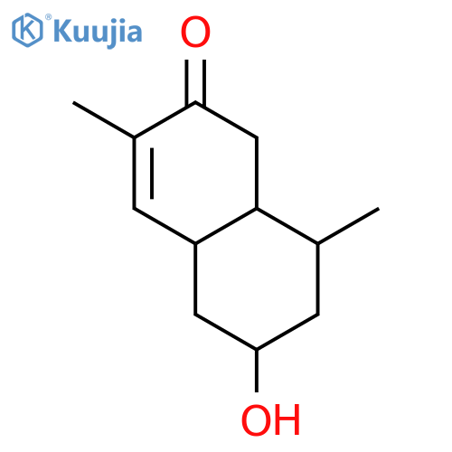 2(1H)-Naphthalenone, 4a,5,6,7,8,8a-hexahydro-6-hydroxy-3,8-dimethyl- structure