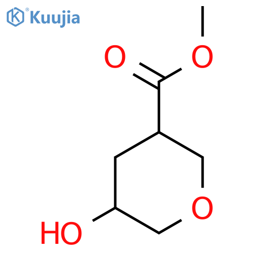 methyl cis-5-hydroxytetrahydropyran-3-carboxylate structure