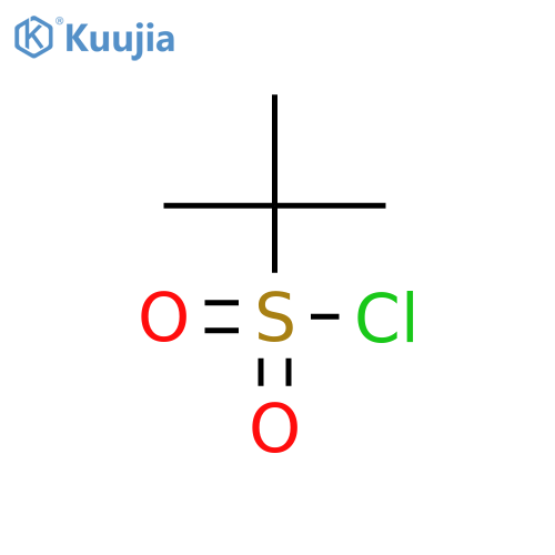 2-Methylpropane-2-sulfonyl Chloride structure