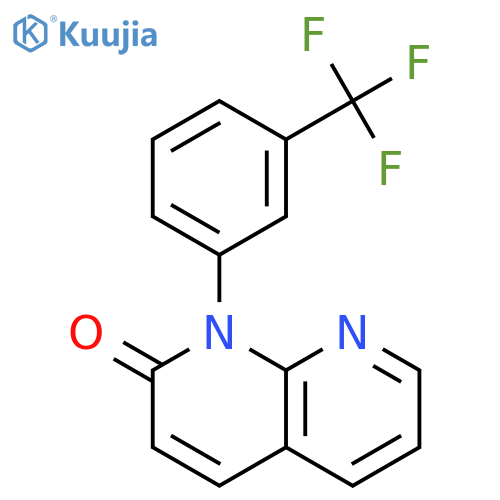 1,8-Naphthyridin-2(1H)-one,1-[3-(trifluoromethyl)phenyl]- structure