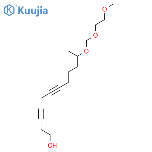 3,6-Dodecadiyn-1-ol, 11-[(2-methoxyethoxy)methoxy]- structure