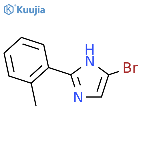 5-Bromo-2-(2-methylphenyl)-1h-imidazole structure
