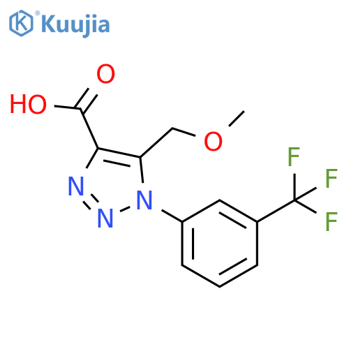 5-(Methoxymethyl)-1-3-(trifluoromethyl)phenyl-1H-1,2,3-triazole-4-carboxylic Acid structure