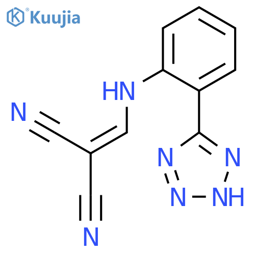 Propanedinitrile, [[[2-(1H-tetrazol-5-yl)phenyl]amino]methylene]- structure