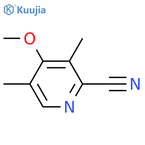 4-Methoxy-3,5-dimethylpicolinonitrile structure