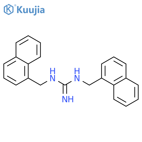 Guanidine, N,N'-bis(1-naphthalenylmethyl)- structure