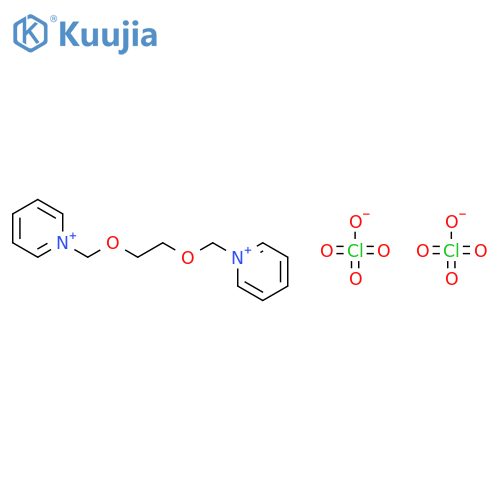 1,1-(Ethylenebis(oxymethylene))dipyridinium diperchlorate structure
